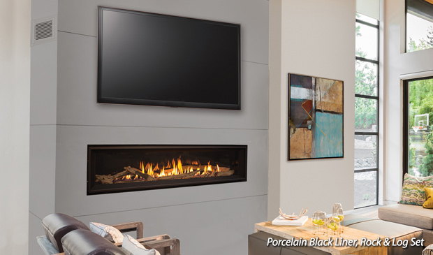 Enviro C60 below a wall-mounted television in a bright room