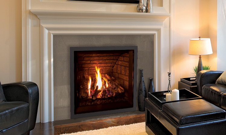 Enviro Q3 in a cream surround beside a black leather chair