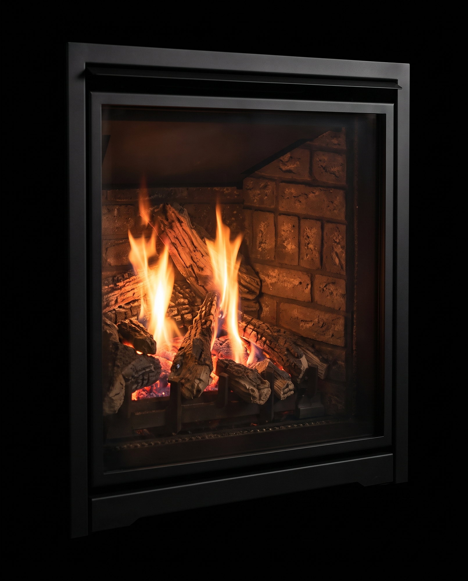 The Q1’s fire up close through the glass