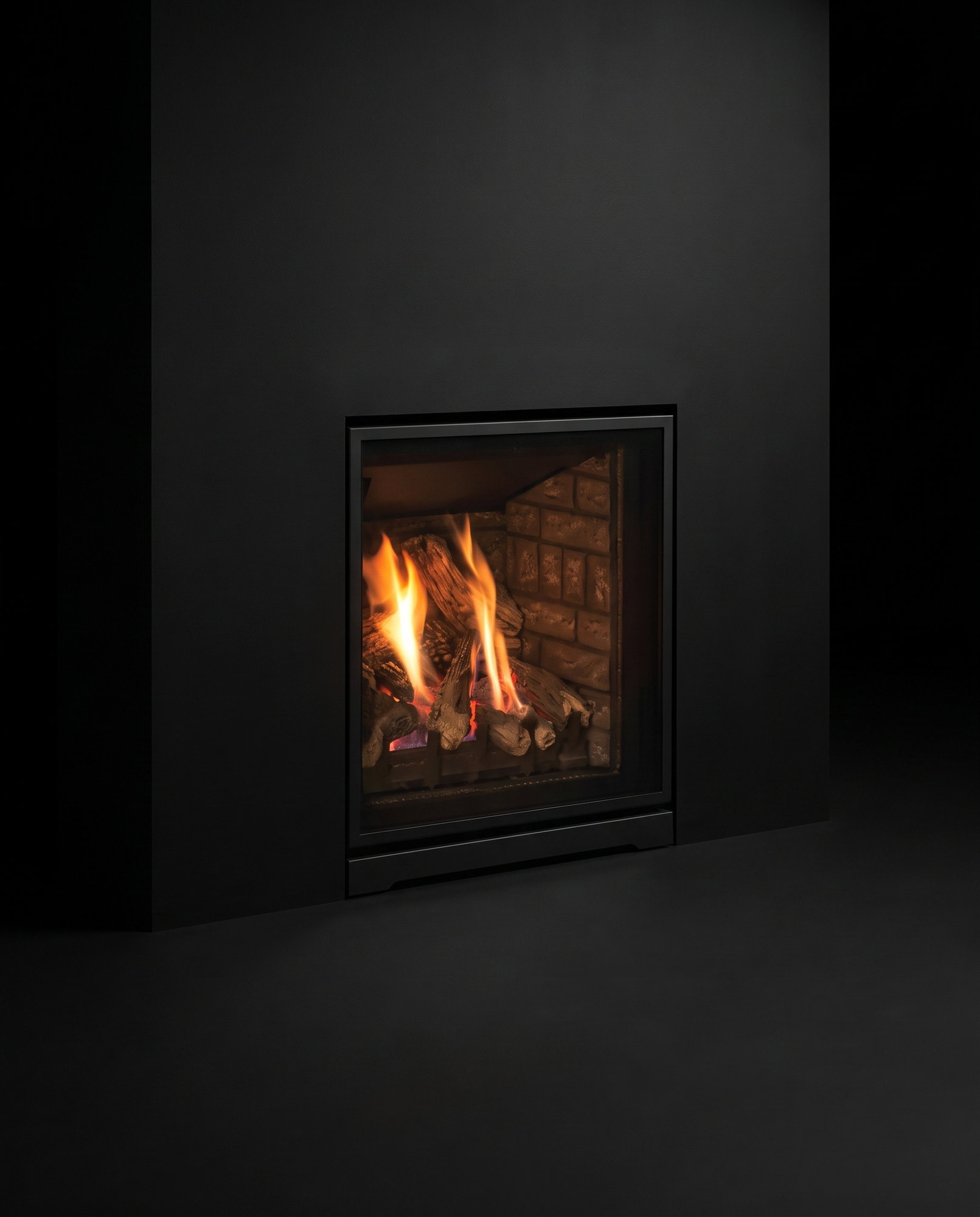 The complete Q1 in its black wall plane