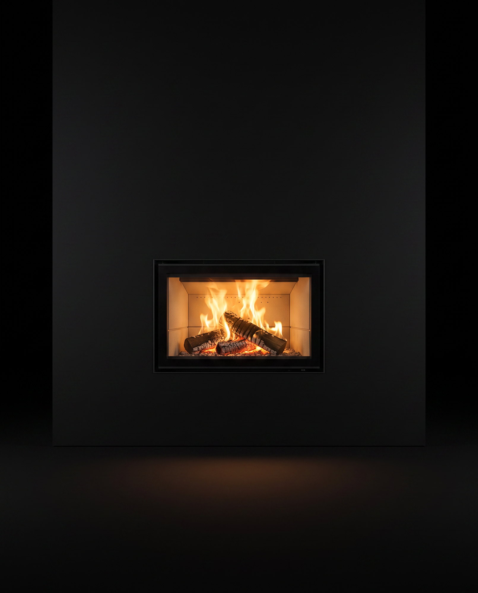 The 16-Z glowing at the heart of a broad black wall